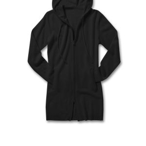 long zip hoodie