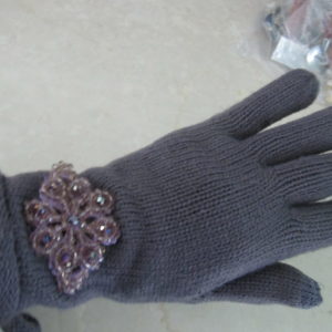beaded gloves