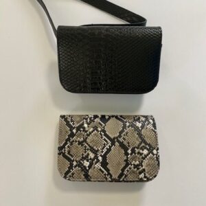 snakeskin purse
