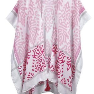 cover up kimono ikat pattern